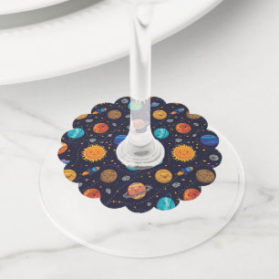 Happy Planets Wine Tags