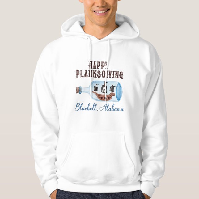 Happy Planksgiving from Bluebell Alabama Hoodie (Front)