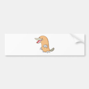 Happy Platypus Bumper Sticker