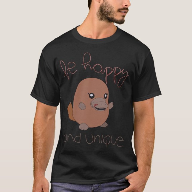 Happy Platypus T-Shirt (Front)