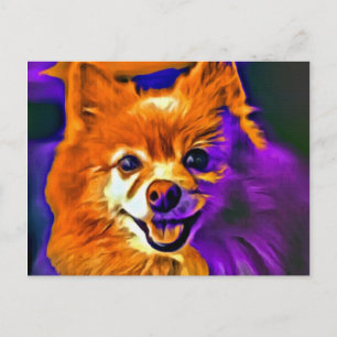 Happy Pomeranian #3 Postcard