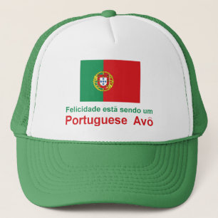 Happy Portuguese Avo (Grandfather) Trucker Hat