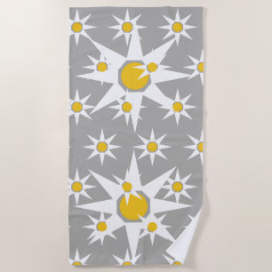 Happy Positive Magic Sun Pattern Beach Towel