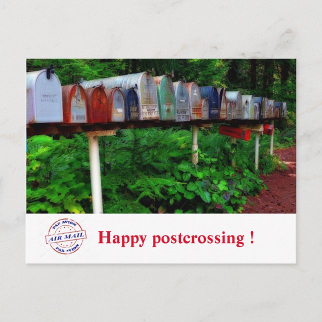 Happy postcrossing! Boîtes à lettres Postcard (Front)