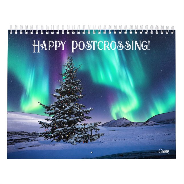 Happy Postcrossing - Medium Calendar (Cover)