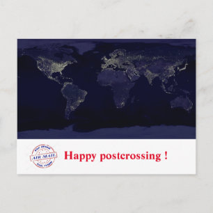 Happy postcrossing! postcard