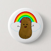 Happy Potato And A Rainbow