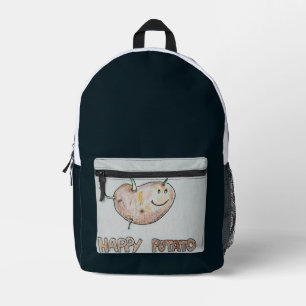 Happy Potato Print Cut Sew Bag