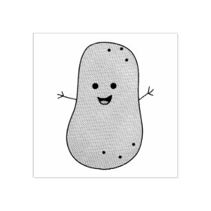 Happy Potato Rubber Stamp