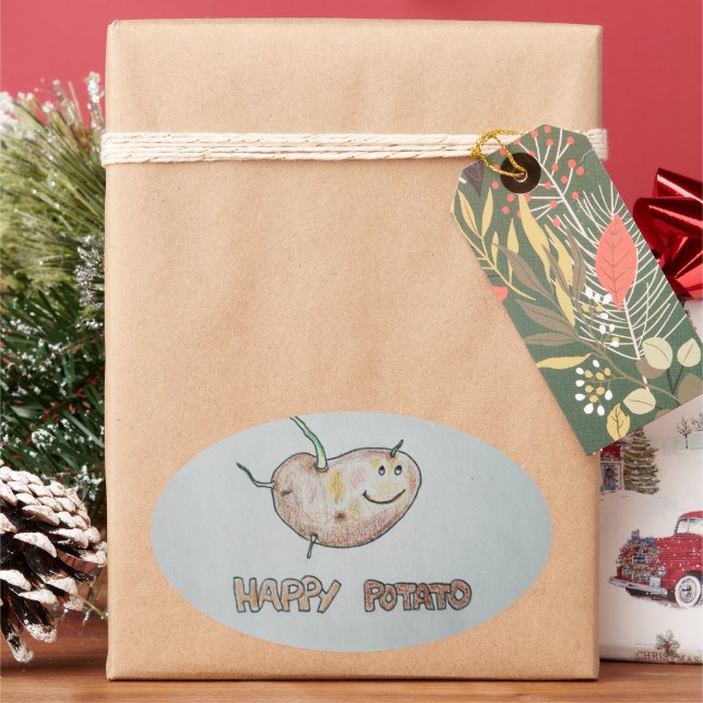 Happy Potato Sticker (Holiday)