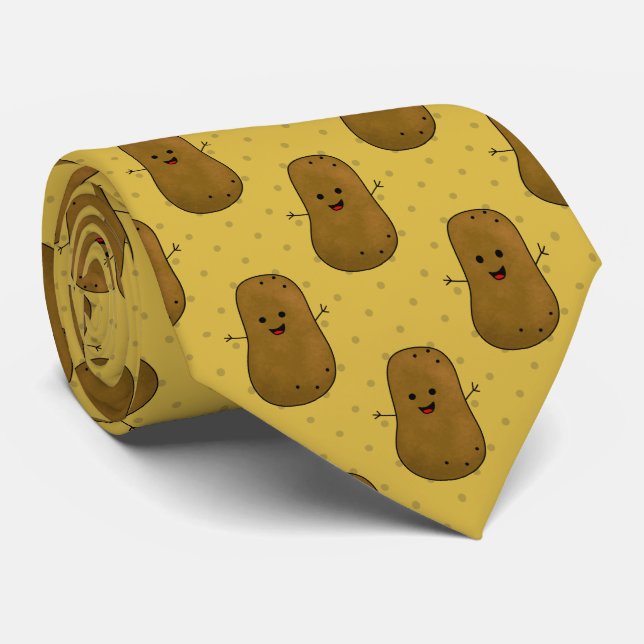 Happy Potato Tie (Rolled)