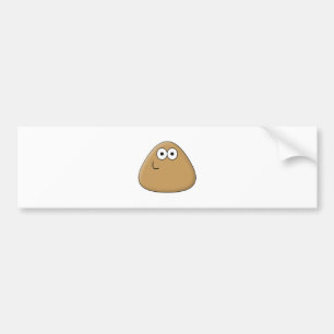 Happy Pou - Bumper Sticker