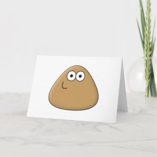 Happy Pou - Greeting Card Horizontal