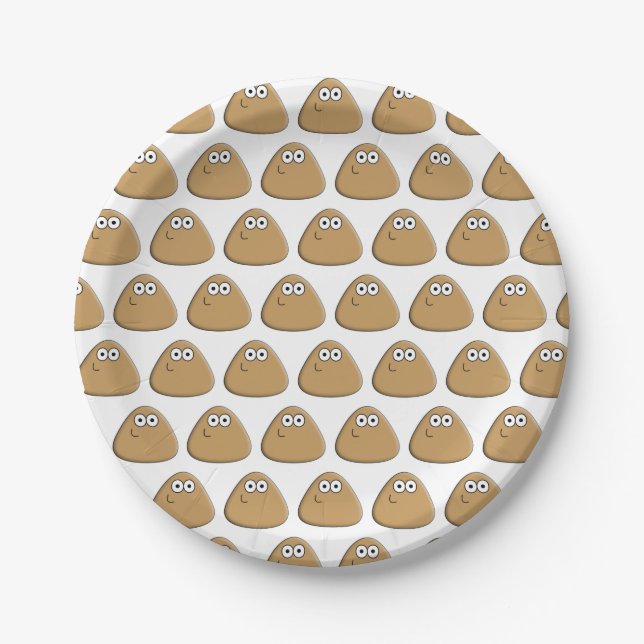 Happy Pou - Paper Plates (Front)