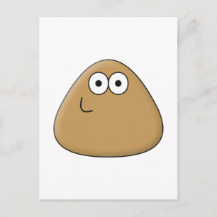 Happy Pou - Postcard Vertical
