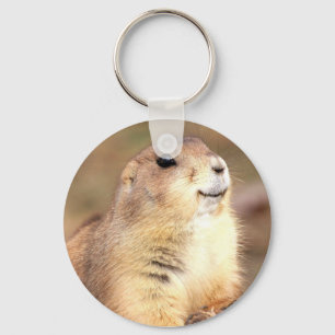 Happy Prairie dog keychain