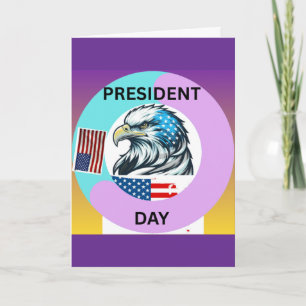 HAPPY PRESIDENT DAY OF THE AMERICA CARD