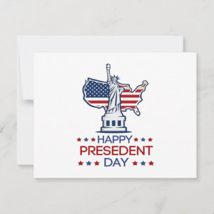 Happy presidents day 2026 Classic Invitation