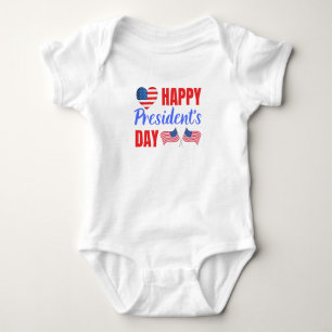 Happy President's Day   Baby Bodysuit