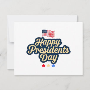 Happy Presidents Day Classic Holiday Card