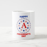 Happy President's day custom monogram