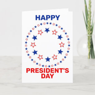 Happy President's day Holiday Card