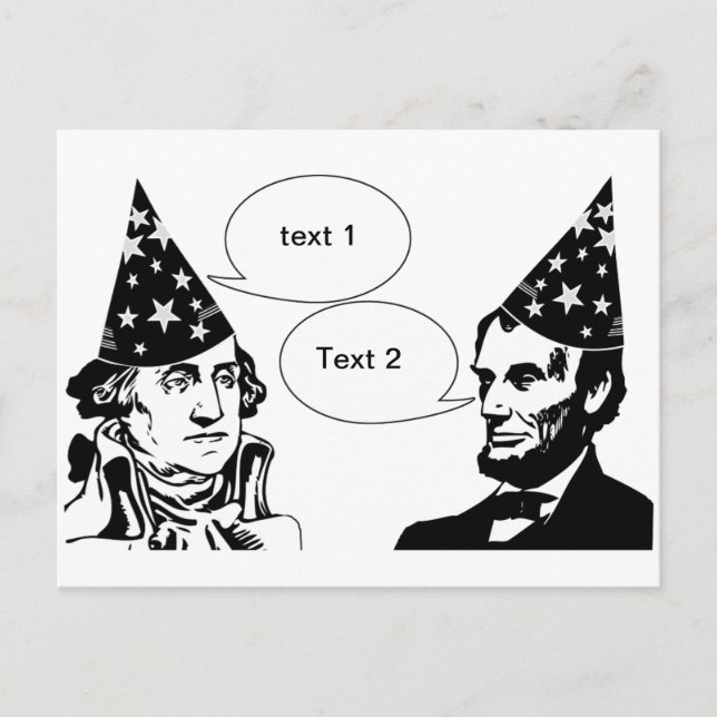 Happy Presidents Day Postcard (Front)