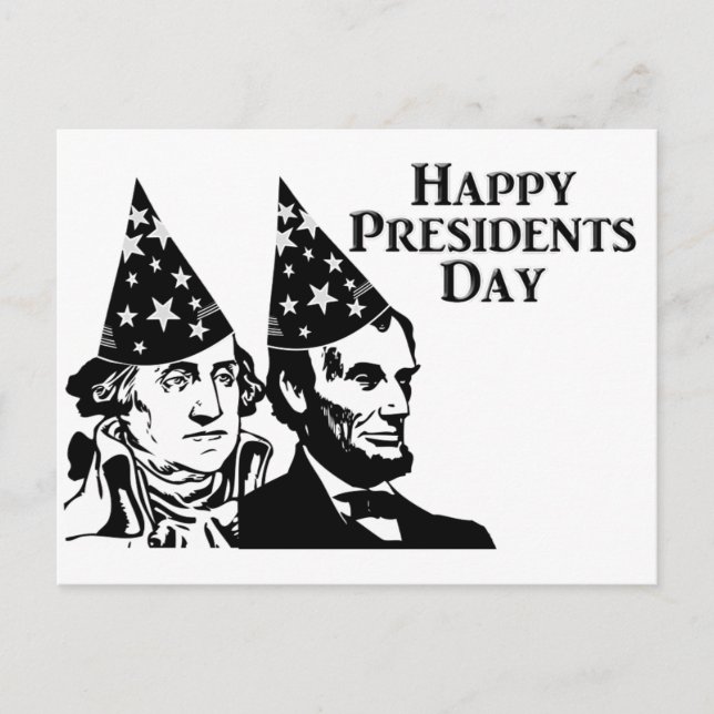 Happy Presidents Day Postcard (Front)