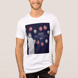 Happy President's Day T-Shirt Design Tri-Blend Shirt