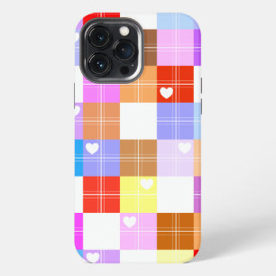 Happy - Pretty In Plaid 13 - iPhone Case