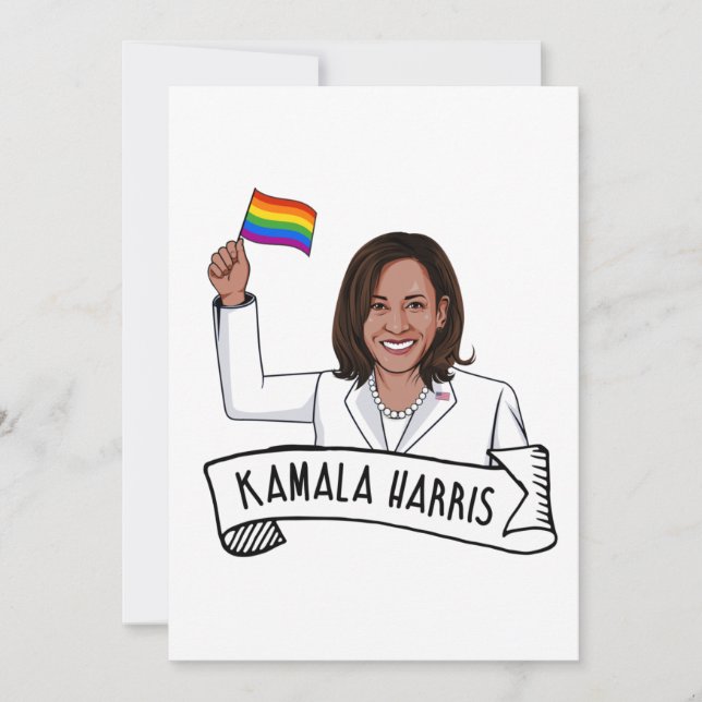 Happy Pride from Kamala Harris Holiday Card (Front)