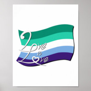 Happy Pride! Gay Flag Oversized Poster