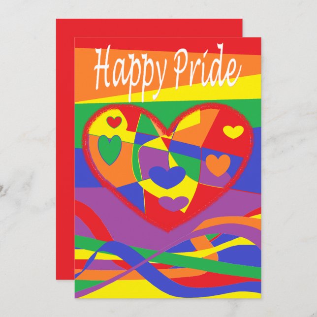HAPPY PRIDE HOLIDAY CARD (Front/Back)