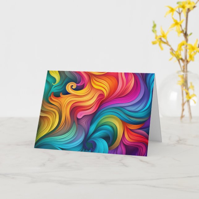 Happy Pride Month  Card (Yellow Flower)