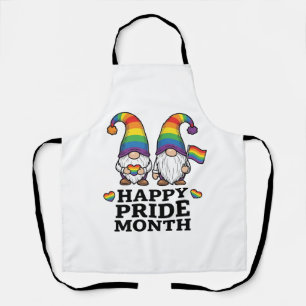 Happy Pride Month Gnome Vintage Rainbow Shirt_1 Apron