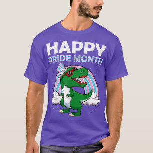Happy Pride Month LGBT-Q Dinosaur Transgender Prid T-Shirt