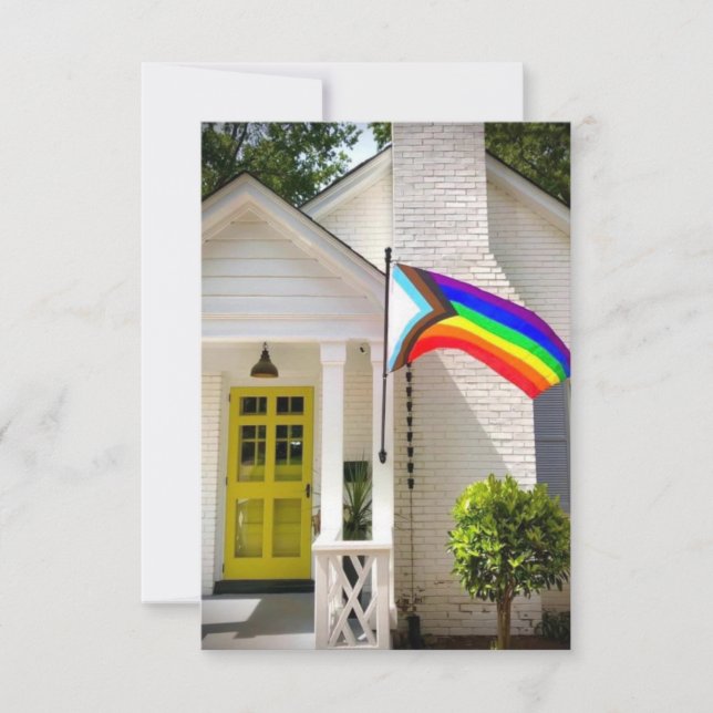 Happy Pride!  Thank You Card (Front)
