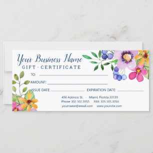 Happy Primary Colours Watercolor Floral Salon