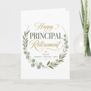 Happy Principal Retirement Gift Card