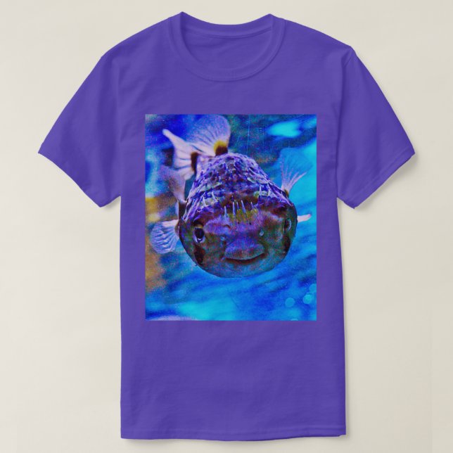 Happy pufferfish 1 T-Shirt (Design Front)