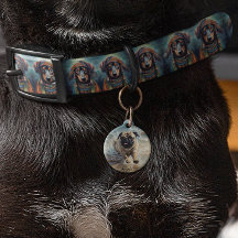 Happy Pug  at the Beach customisable