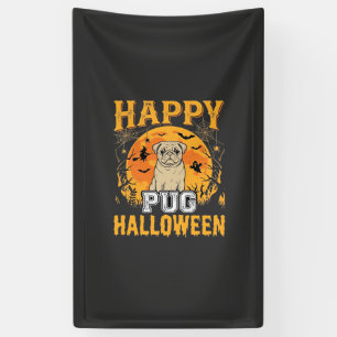 Happy Pug Halloween Spooky Dog Design_1 Banner