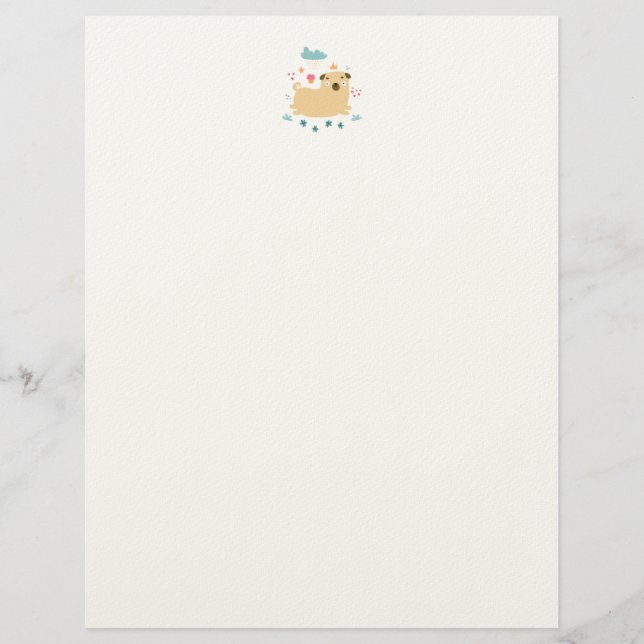 Happy Puggy Letterhead (Front)