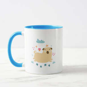 Happy Puggy Mug