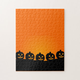 Happy Pumpkin Face Puzzle