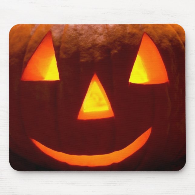 Happy Pumpkin Mouse Mat (Front)