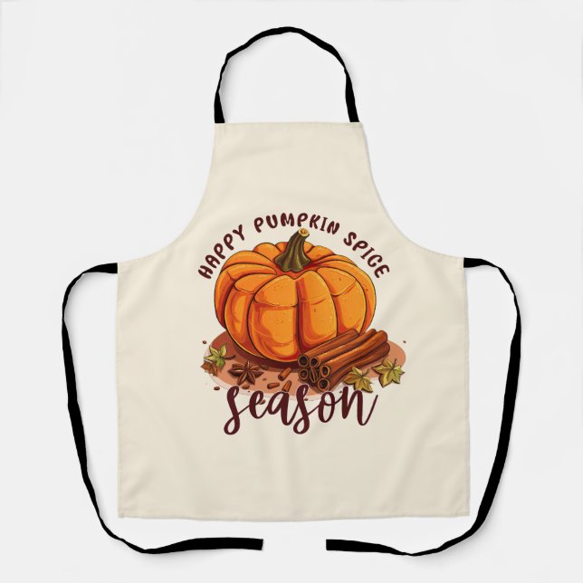 Happy Pumpkin Spice Season Apron (Front)