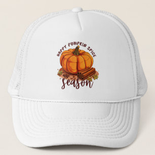 Happy Pumpkin Spice Season – Cosy Autumn Vibes Trucker Hat