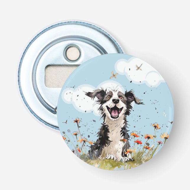 Happy Pup Bottle Opener (Front)