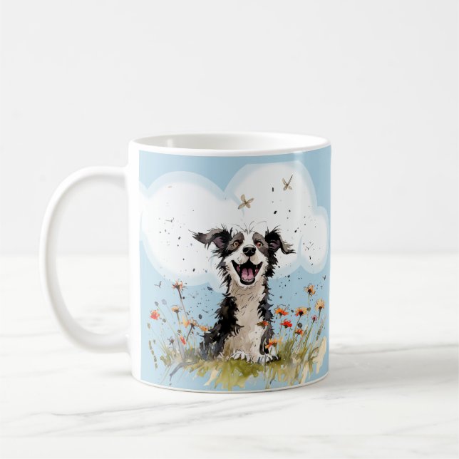 Happy Pup Coffee Mug (Left)